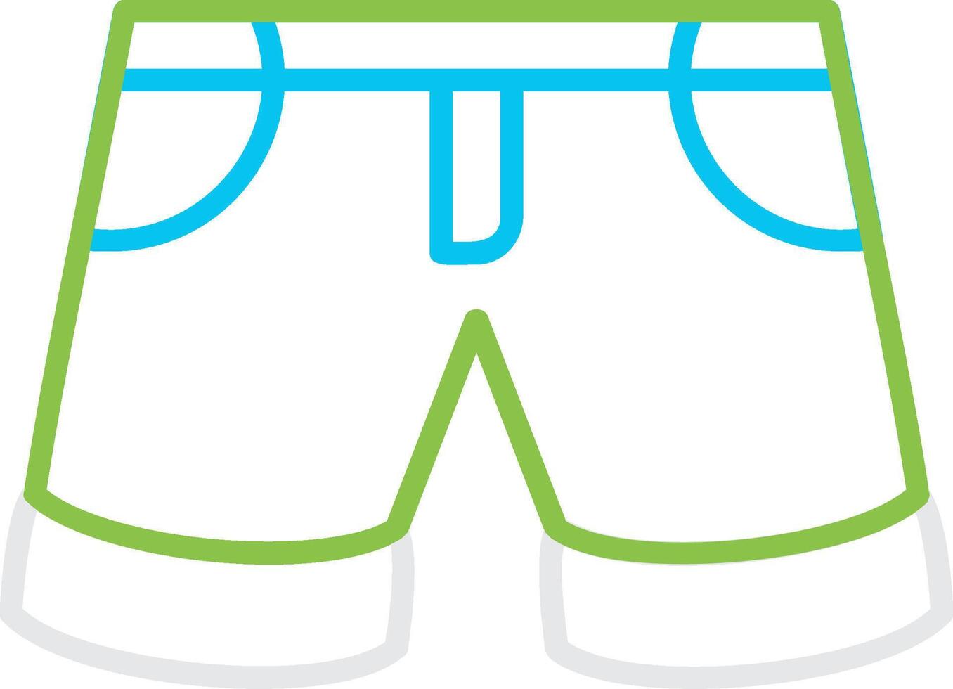 Shorts Creative Icon Design vector