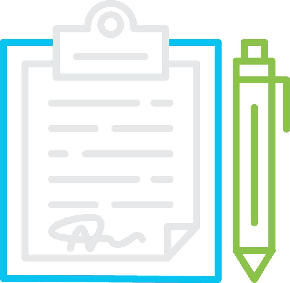 Contract Creative Icon Design vector