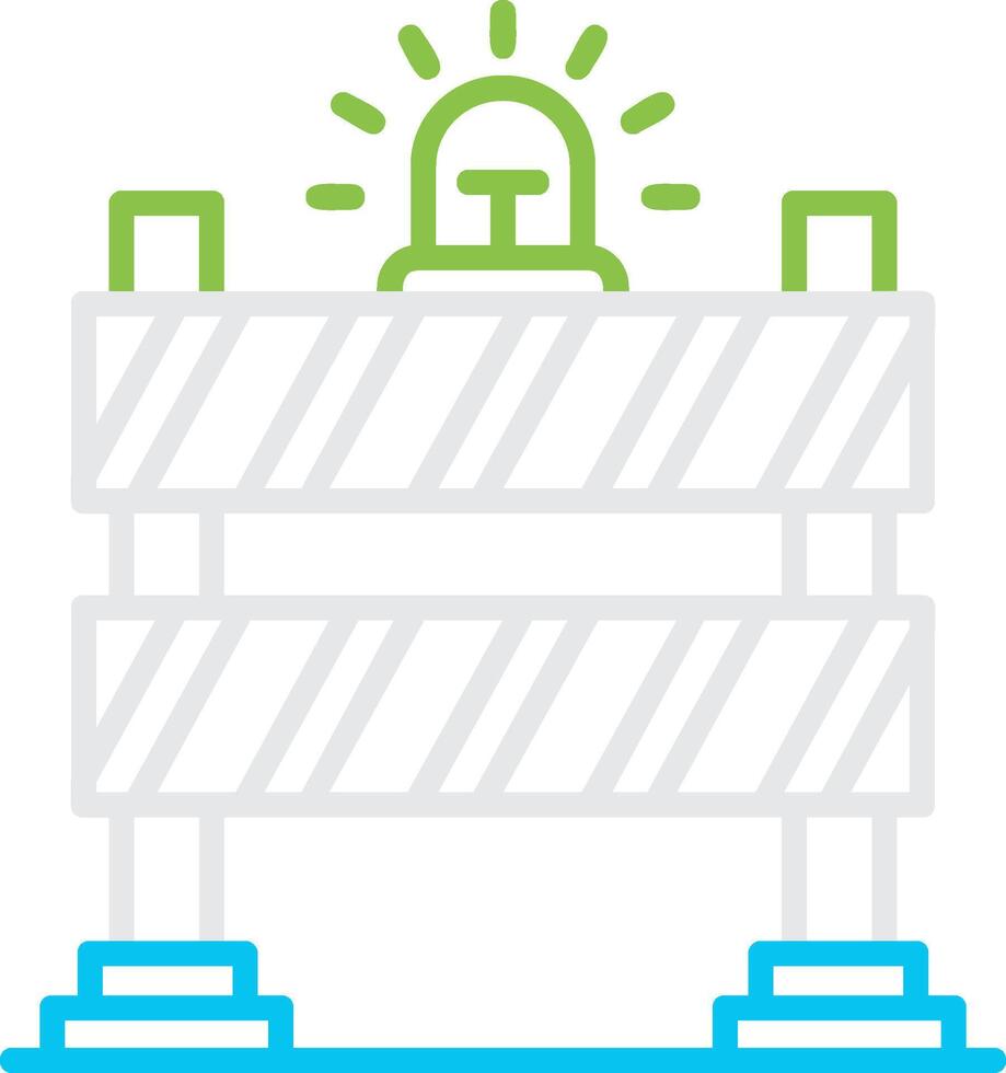 Barrier Creative Icon Design vector