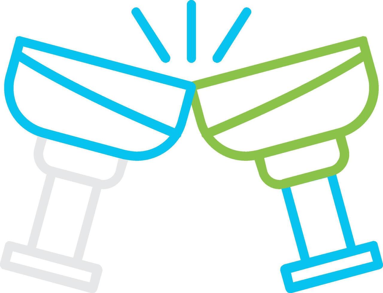 Cheers Creative Icon Design vector