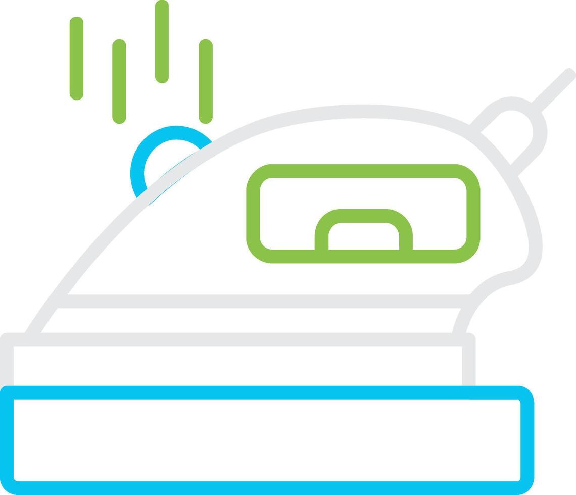 Iron Creative Icon Design vector