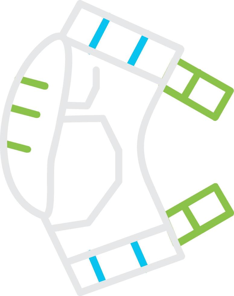 Kneepad Creative Icon Design vector
