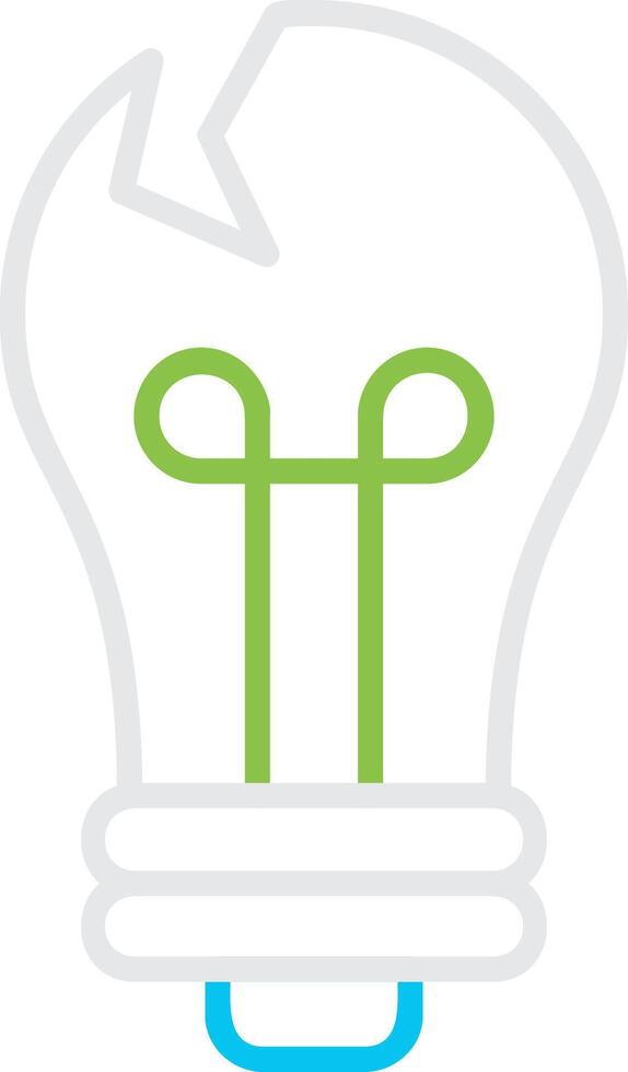 Bulb Creative Icon Design vector