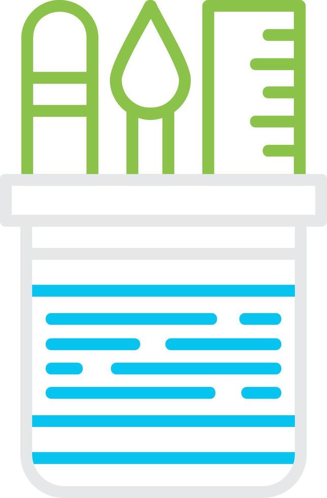 Pencil Case Creative Icon Design vector