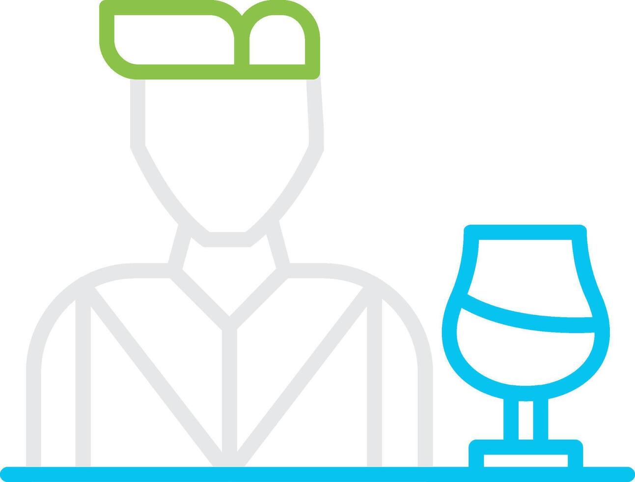 Bartender Creative Icon Design vector