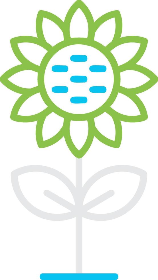 Sunflower Creative Icon Design vector