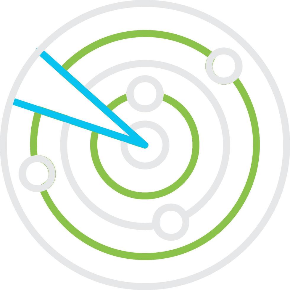 Radar Creative Icon Design vector