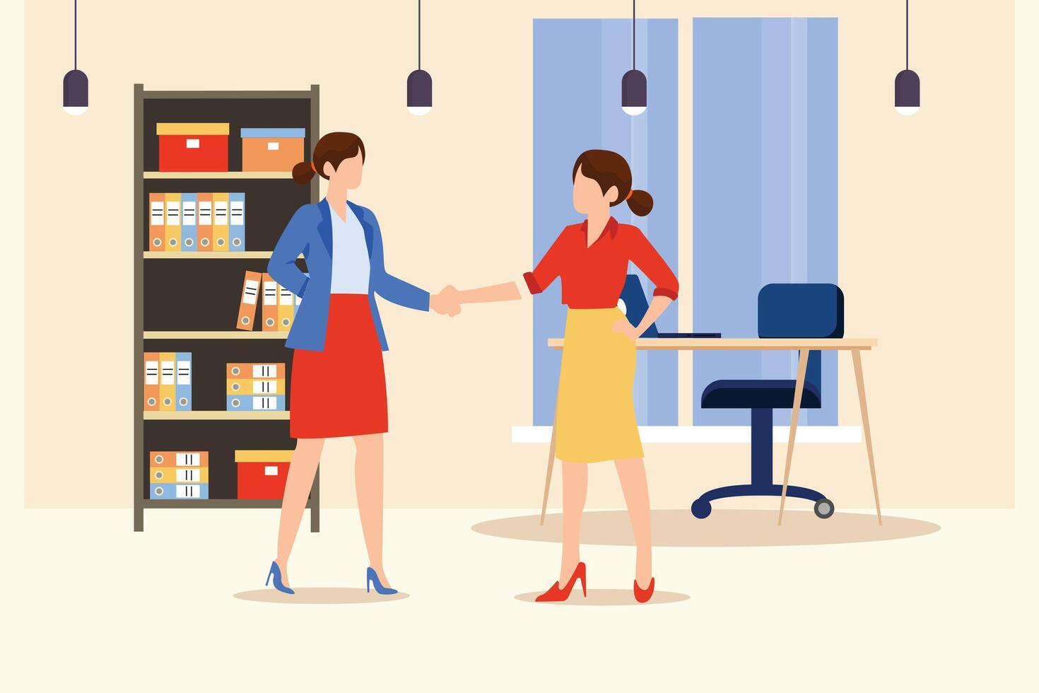 Client first Concept. Colored flat illustration isolated. vector
