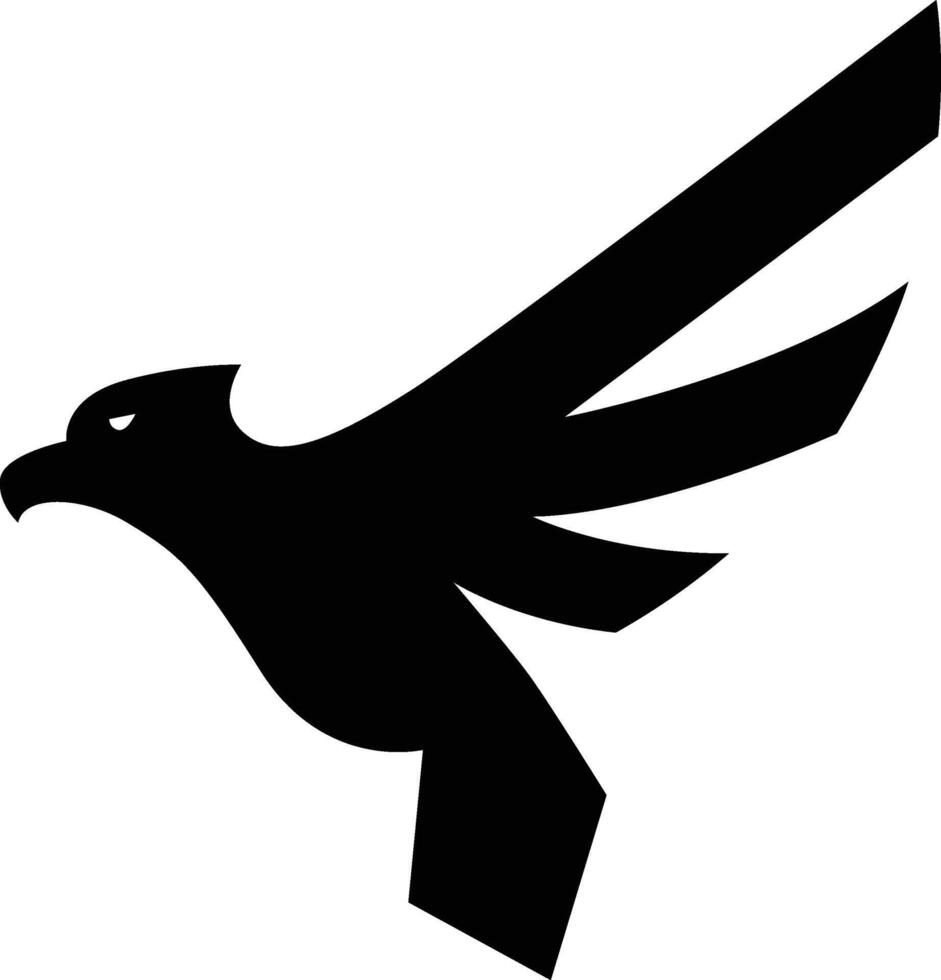 Simple eagle logo vector