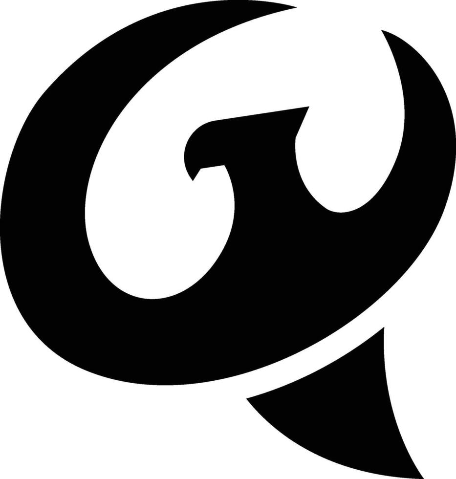 Simple eagle logo vector