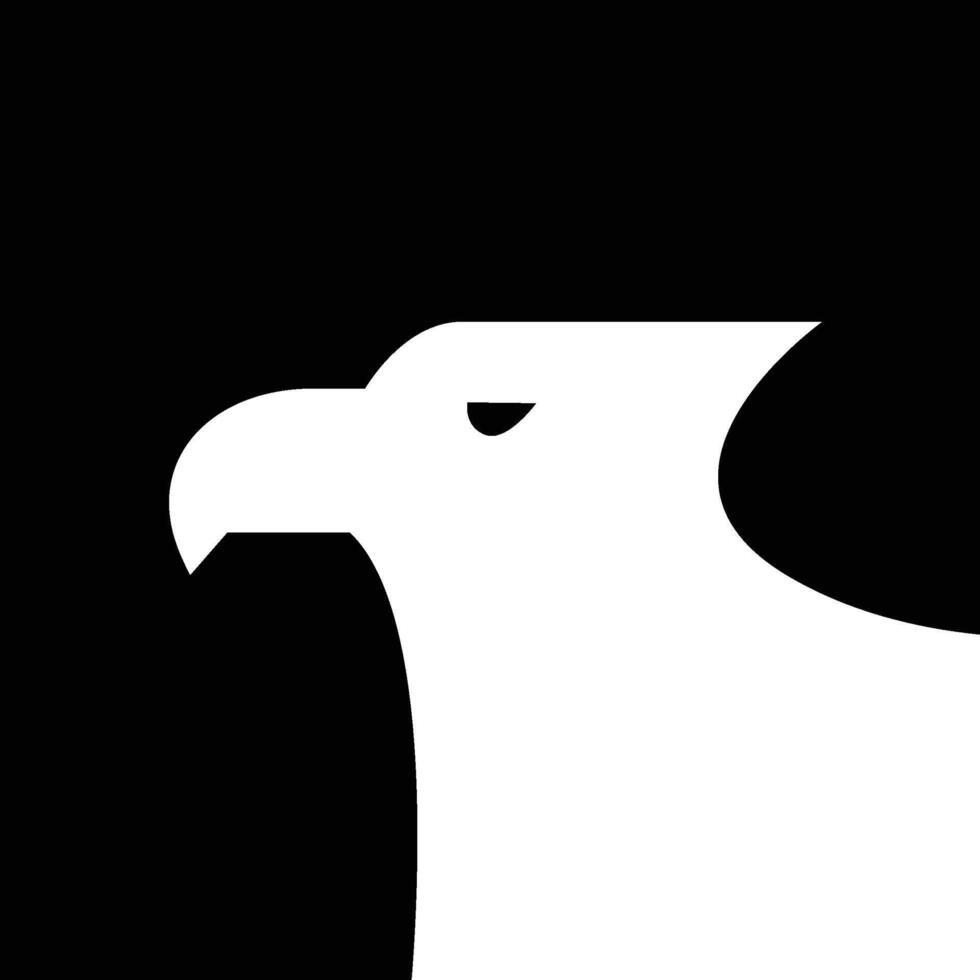 Simple eagle logo vector