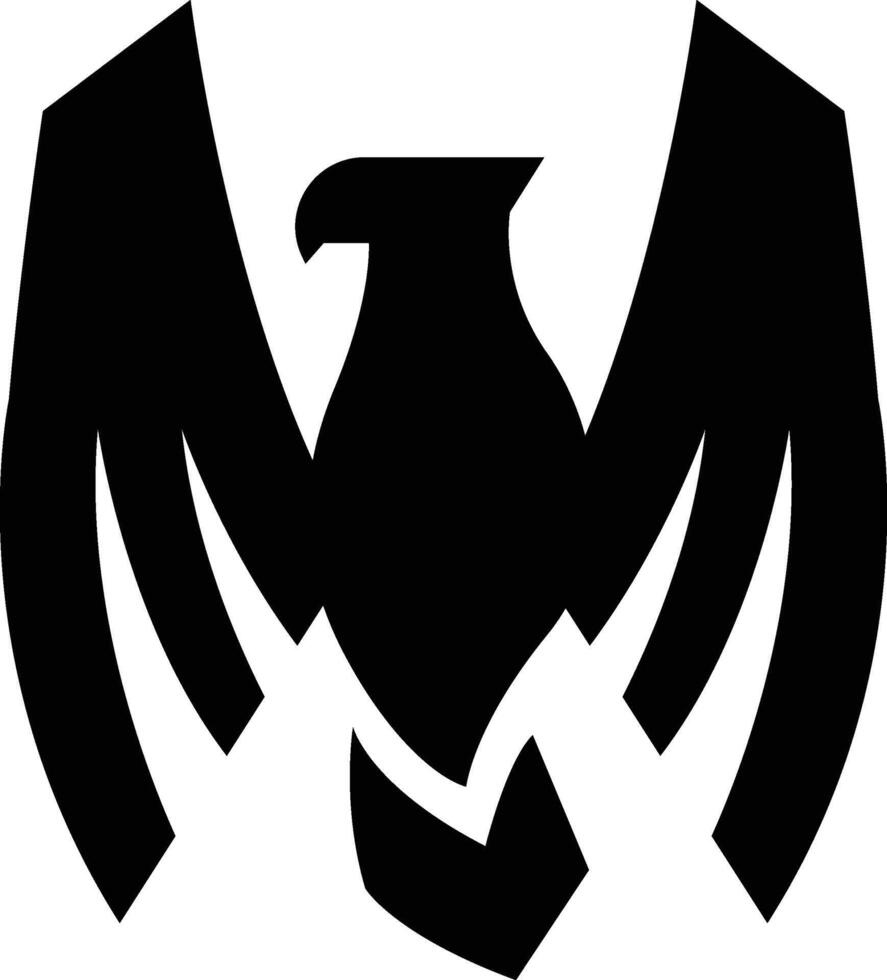 Simple eagle logo vector