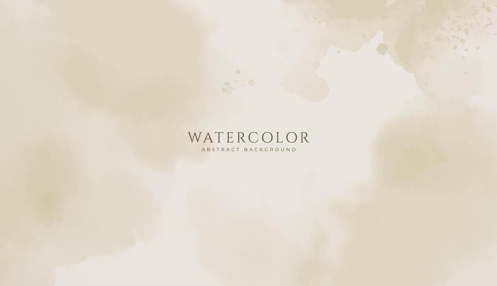Abstract horizontal watercolor background. Neutral light colored empty space background illustration vector