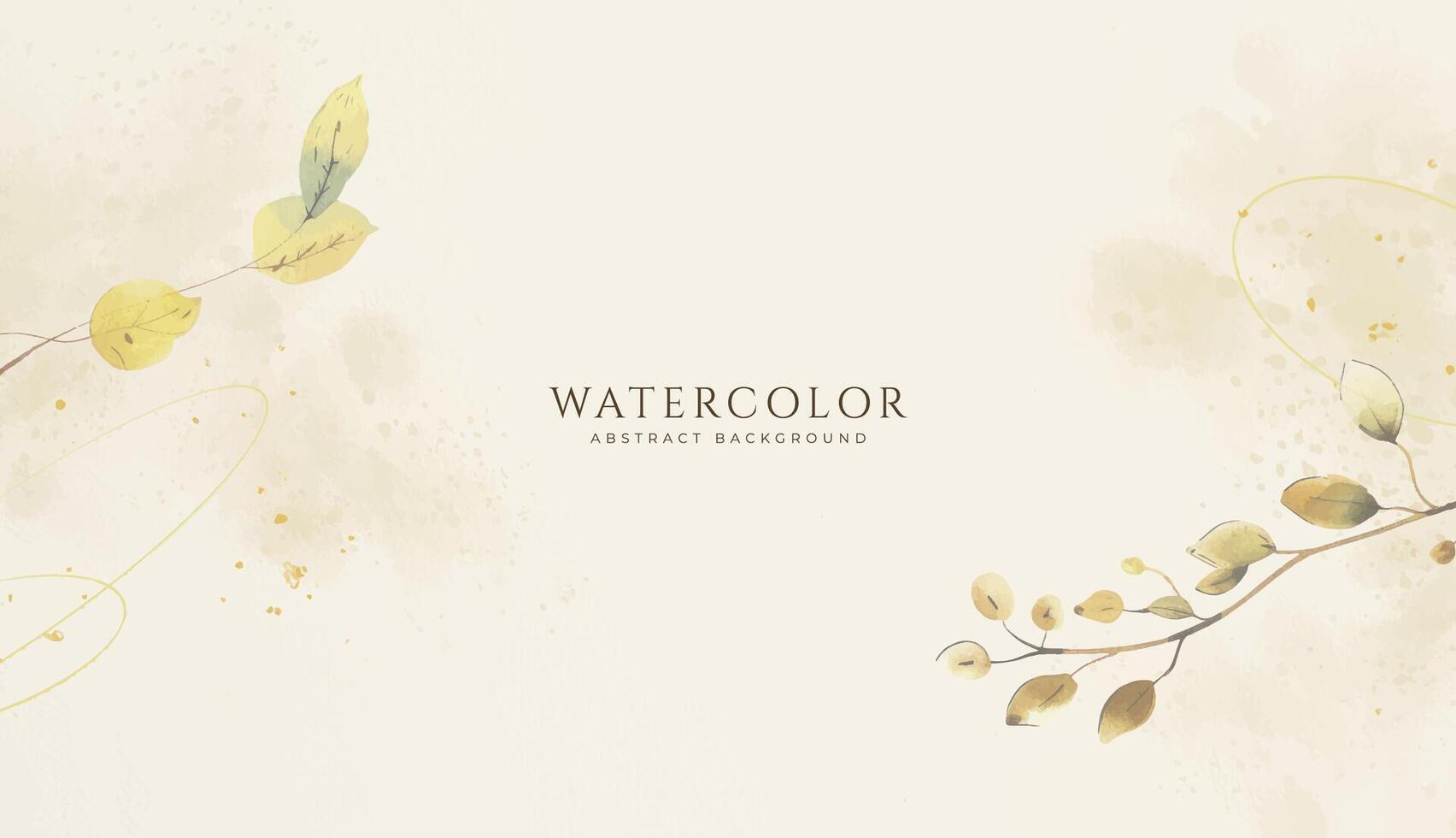 Abstract horizontal watercolor background. Neutral light colored empty space background illustration vector