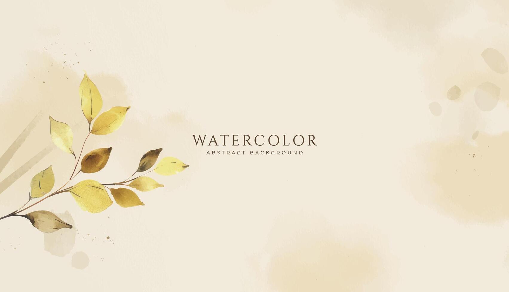Abstract horizontal watercolor background. Neutral light colored empty space background illustration vector