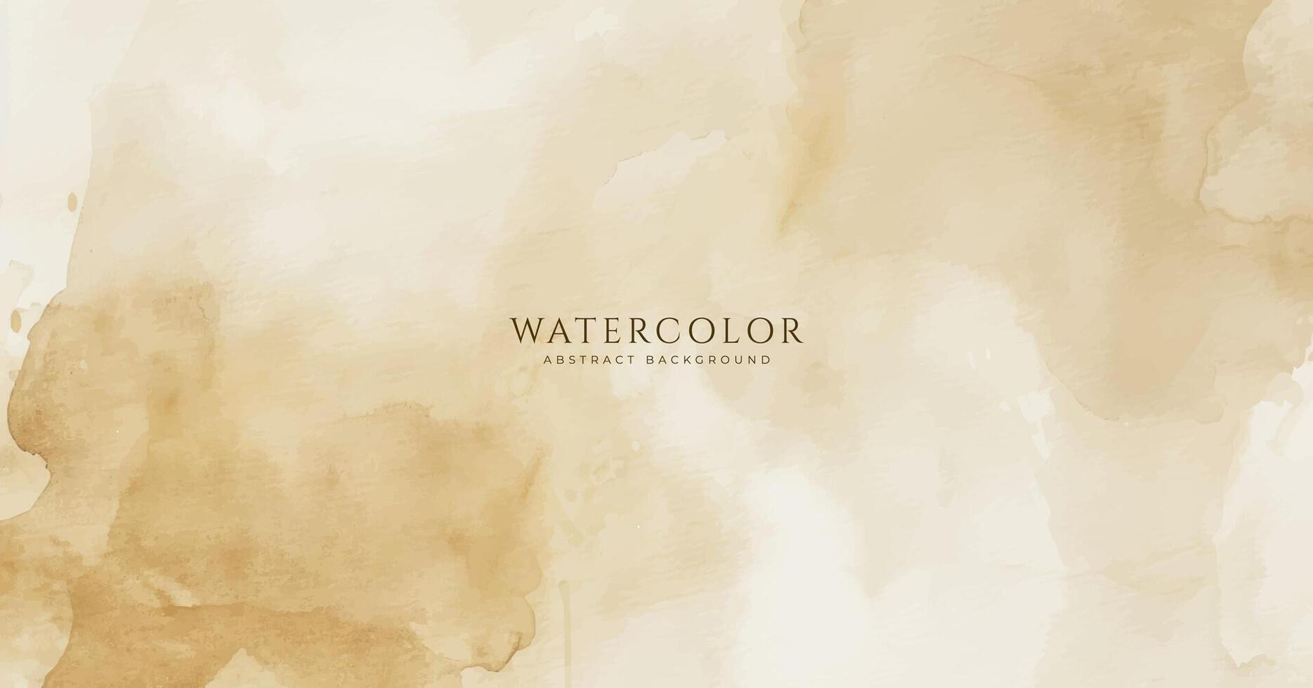 Abstract horizontal watercolor background. Neutral light colored empty space background illustration vector