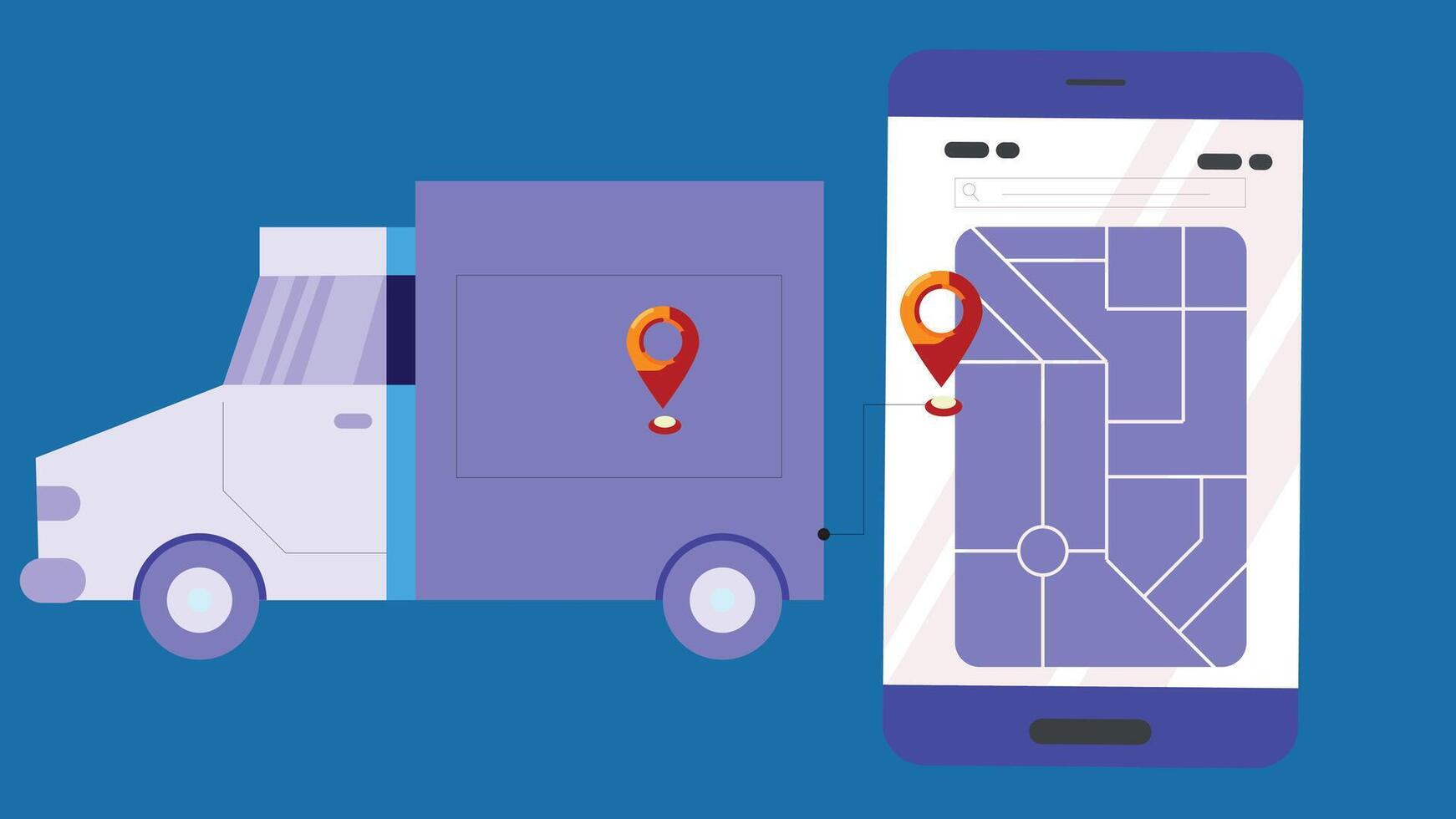 Logistics packages storage and delivery concept illustration vector