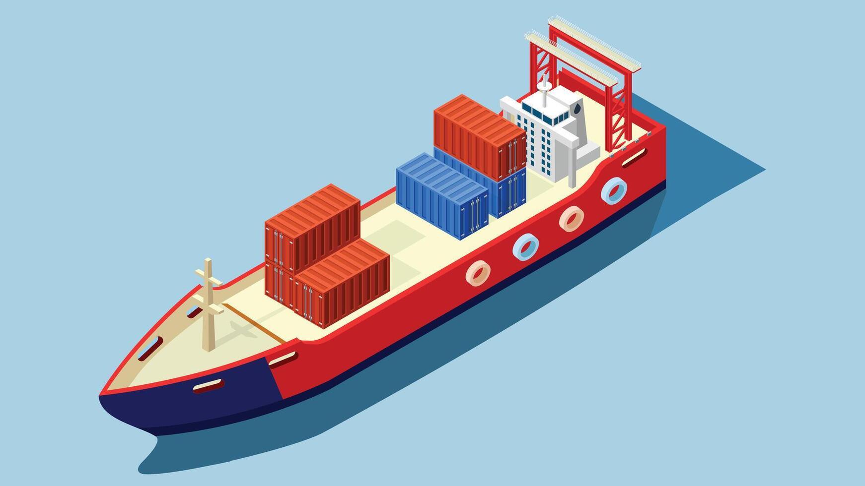 Logistics packages storage and delivery concept illustration vector