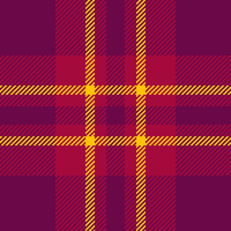 Background seamless fabric of pattern check tartan with a plaid texture textile. vector