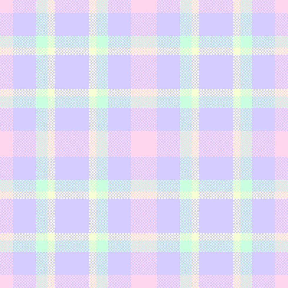 Pattern fabric textile of plaid tartan seamless with a check background texture. vector