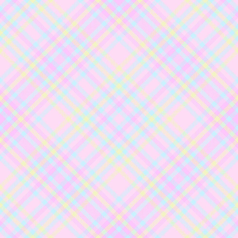 plaid pattern of textile background seamless with a fabric check tartan texture. vector