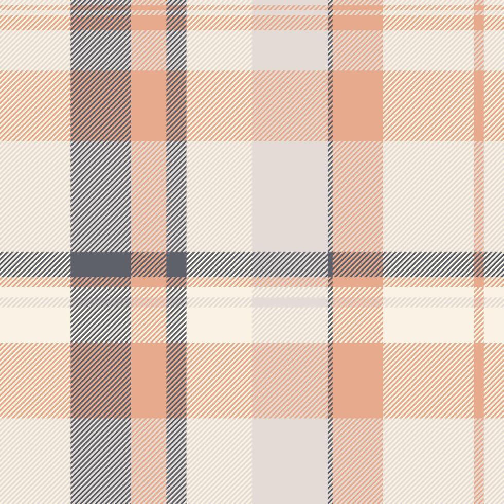 Textile check fabric of seamless background tartan with a texture pattern plaid. vector