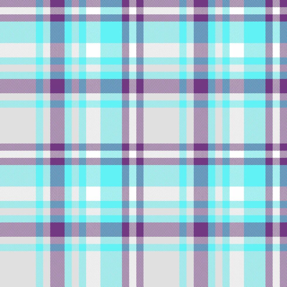 Seamless pattern of background plaid fabric with a textile texture tartan check. vector