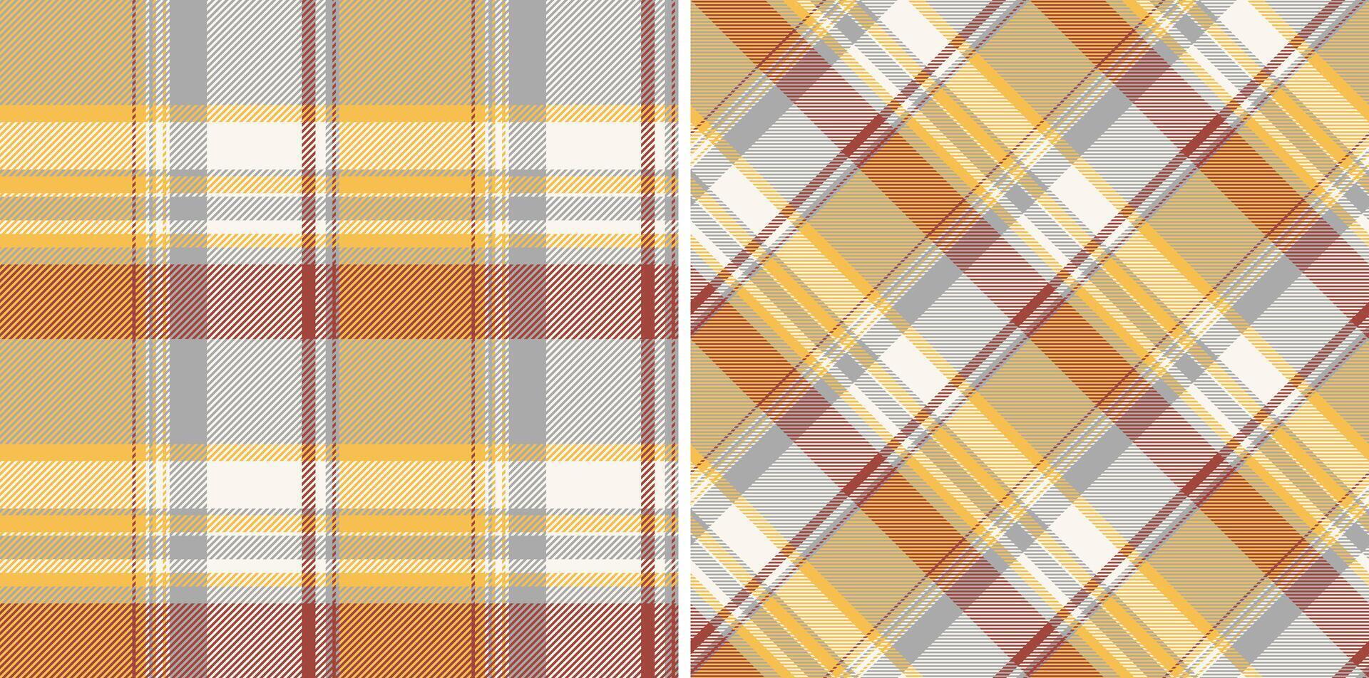 Textile plaid pattern of check fabric background with a texture tartan seamless. vector