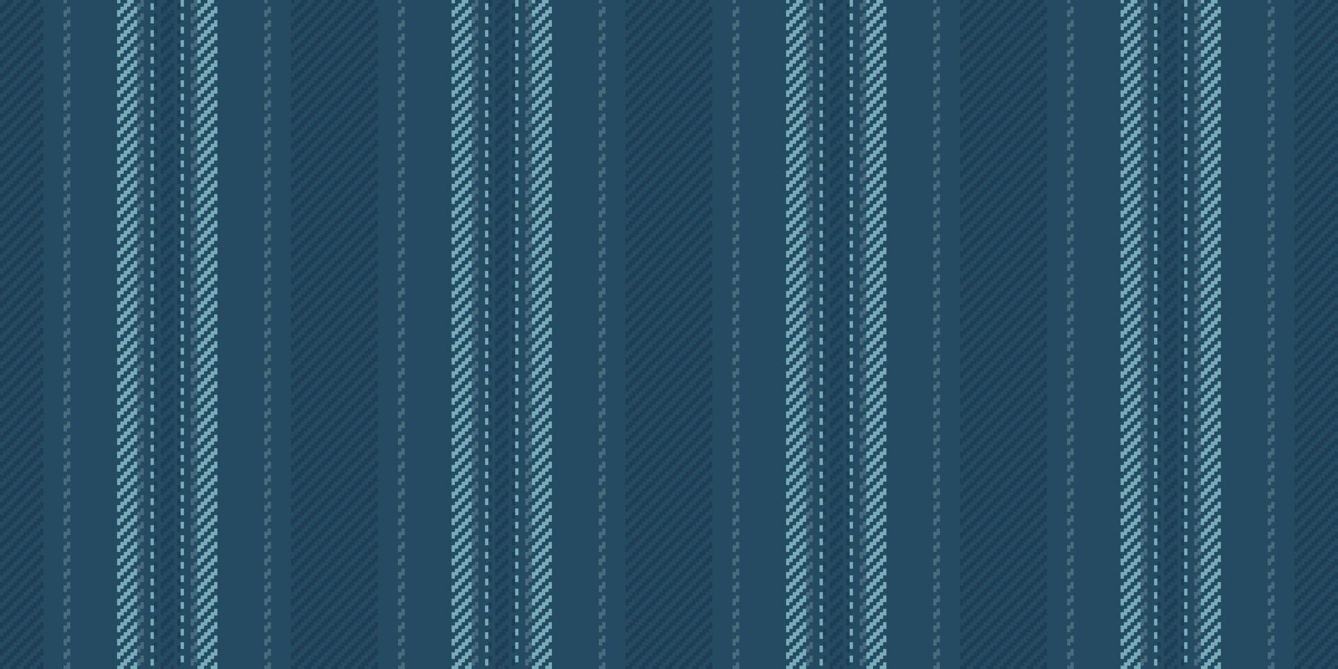 Mature fabric background vertical, product pattern lines stripe. Symmetry texture textile seamless in cyan color. vector