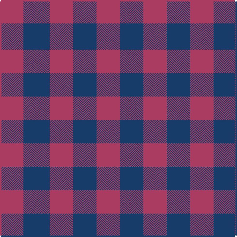 Plaid check pattern. Seamless fabric texture. Tartan textile print. vector