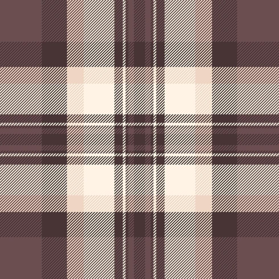 Check seamless texture of textile tartan with a fabric plaid pattern background. vector