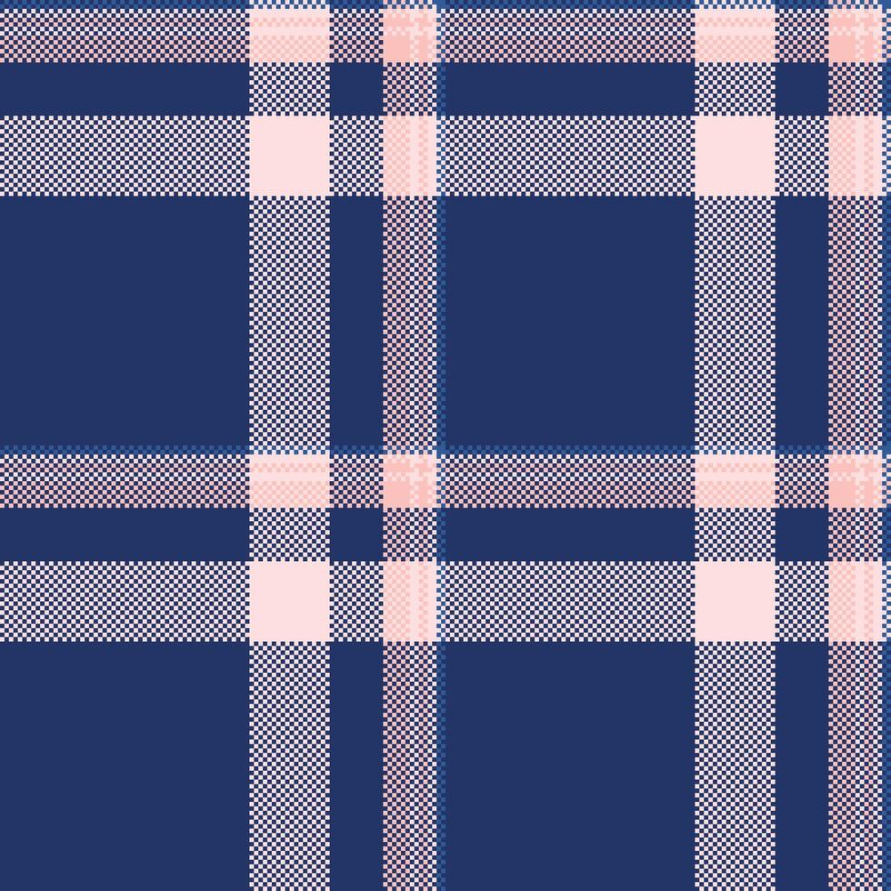 Check texture plaid of seamless background pattern with a fabric textile tartan . vector