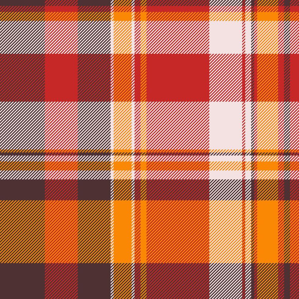 seamless textile of plaid tartan fabric with a check background texture pattern. vector
