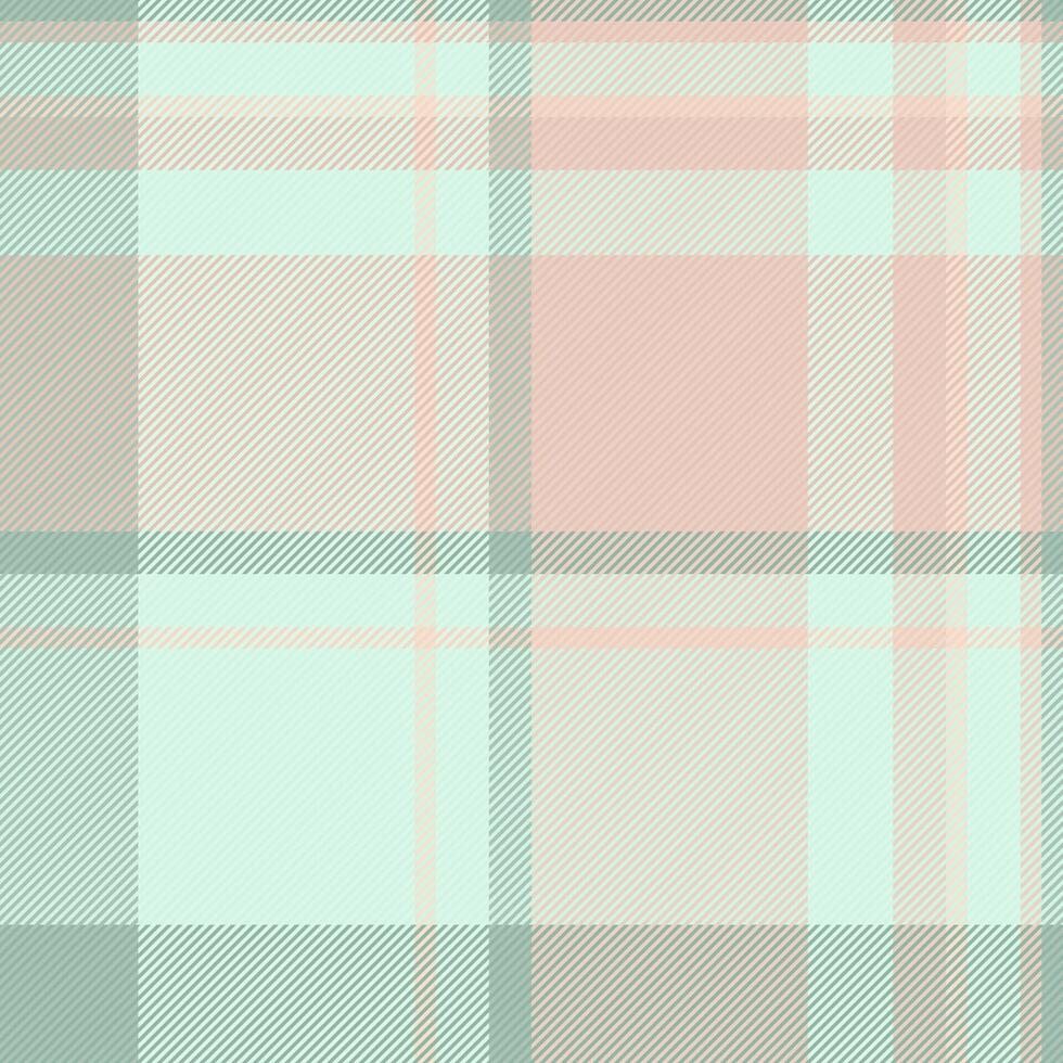 Gingham plaid seamless texture, shape tartan fabric . Madras textile check background pattern in light and pastel colors. vector
