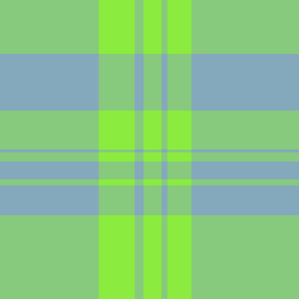 Manufacture seamless texture pattern, fibrous fabric background . Editable tartan textile plaid check in green and pastel colors. vector