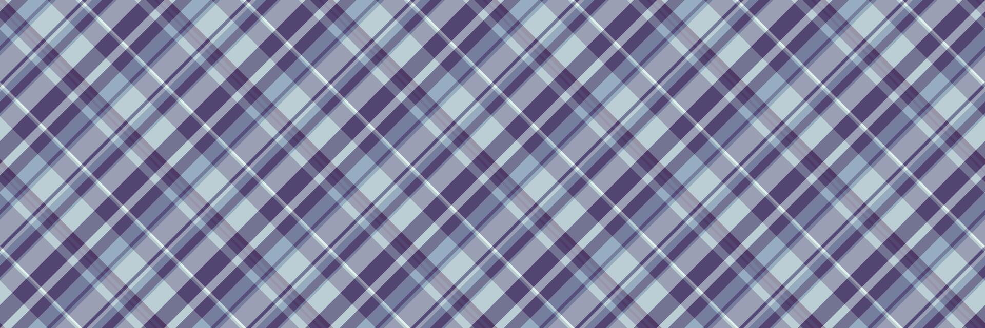 Purity tartan pattern texture, handkerchief background seamless check. Harvest fabric plaid textile in pastel and indigo colors. vector