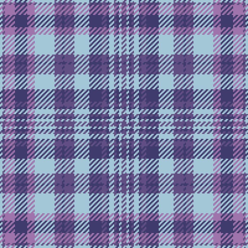 Plaid textile seamless of background fabric with a pattern check tartan texture. vector