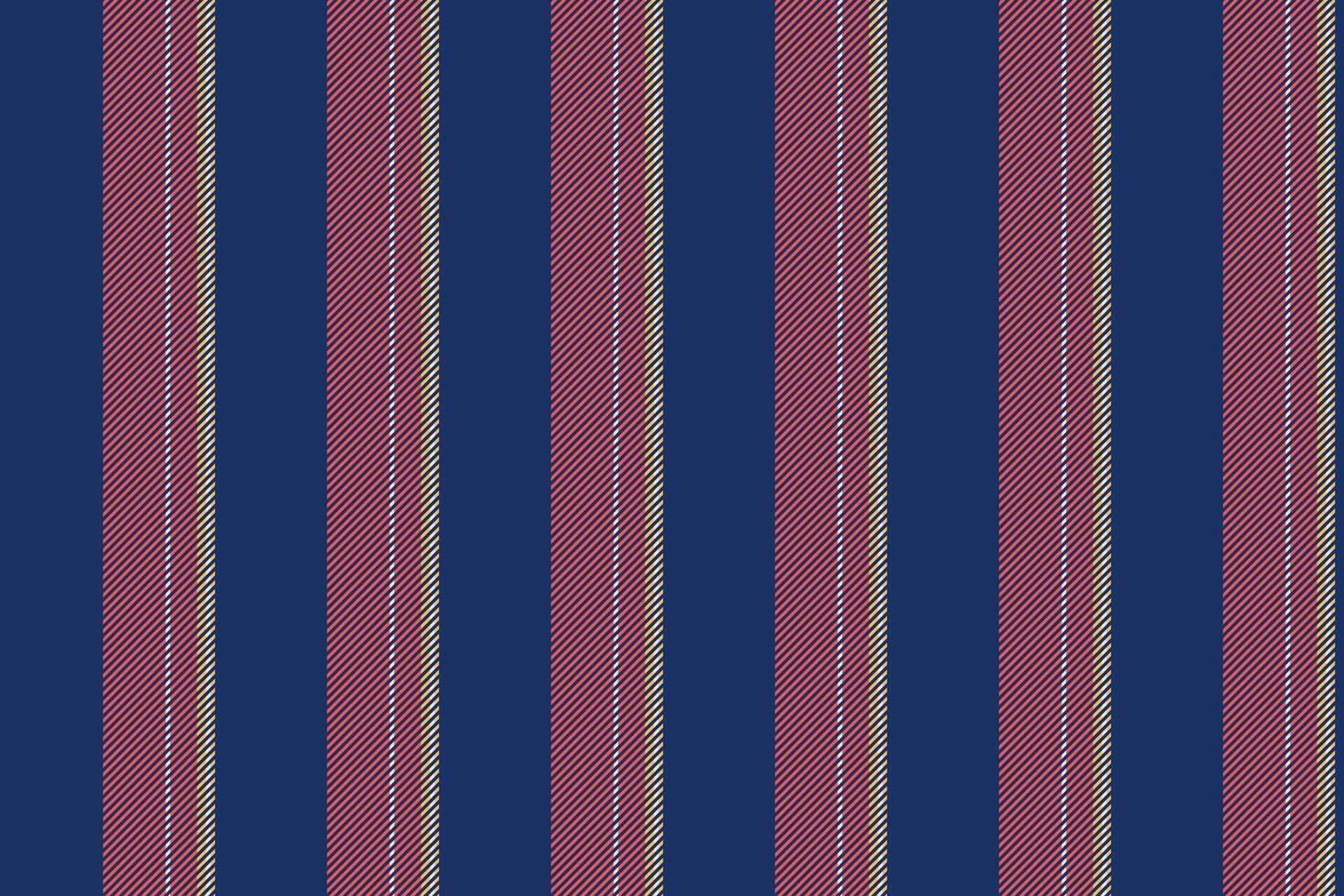 School textile lines, tailor pattern background texture. Luxurious fabric seamless vertical stripe in blue and red colors. vector