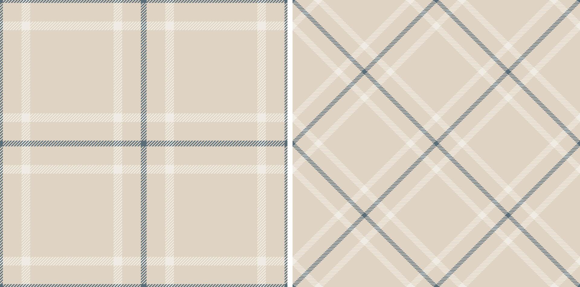 Textile plaid check of background fabric with a pattern tartan texture seamless. vector