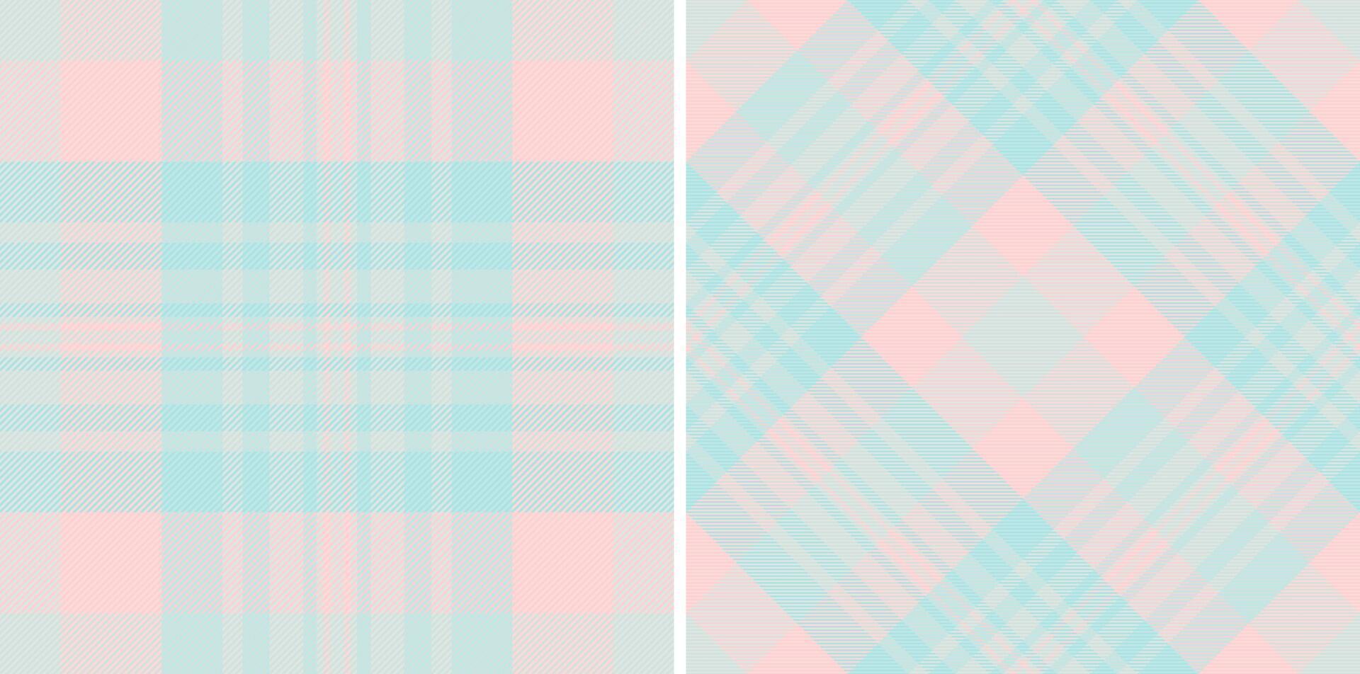 Fabric plaid textile of texture check with a background seamless tartan pattern. vector