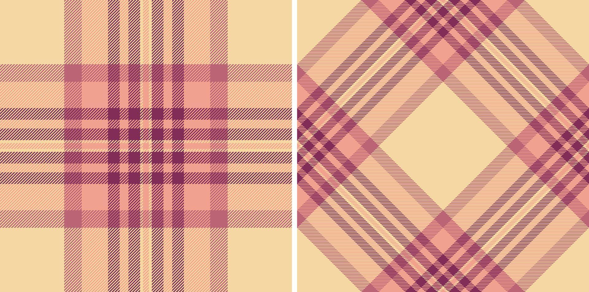 Fabric textile of seamless texture background with a check tartan pattern plaid. vector