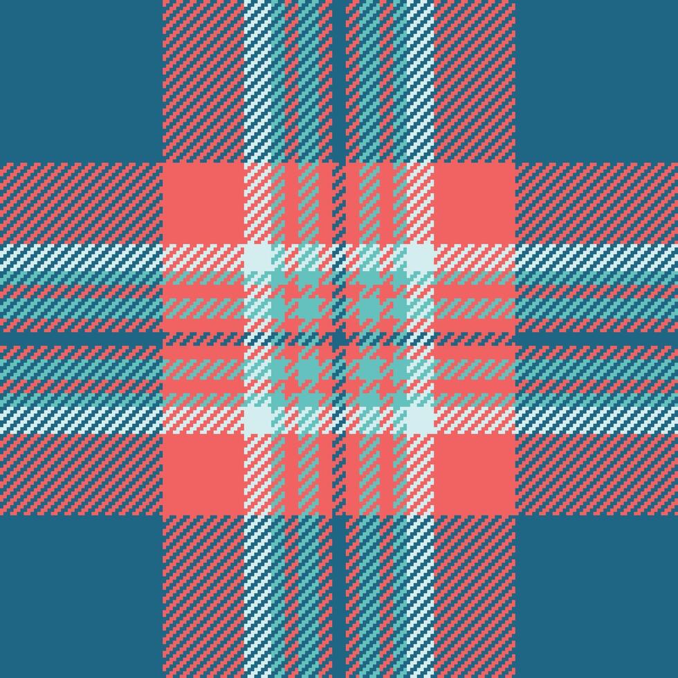 Textile design of textured plaid. Checkered fabric pattern swatch for shirt, dress, suit, wrapping paper print, invitation and gift card. vector