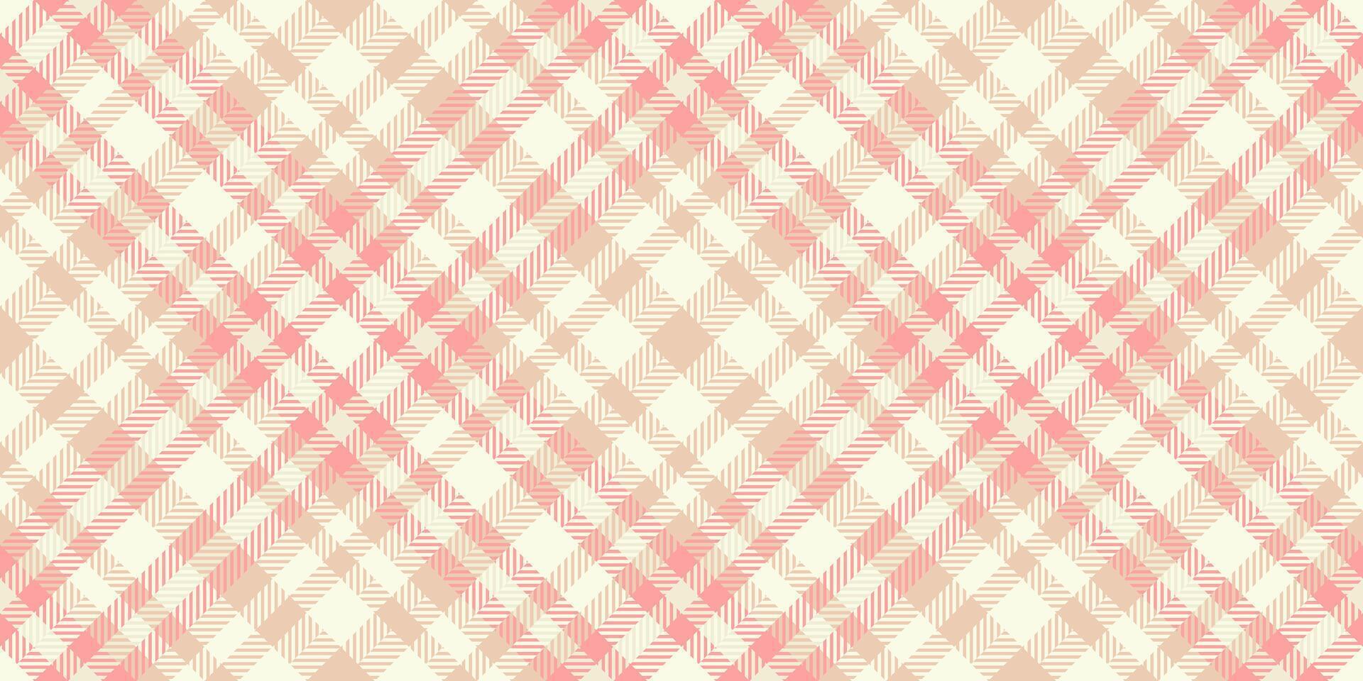 Diamond plaid check fabric, designs background pattern seamless. 40s texture textile tartan in light and white colors. vector