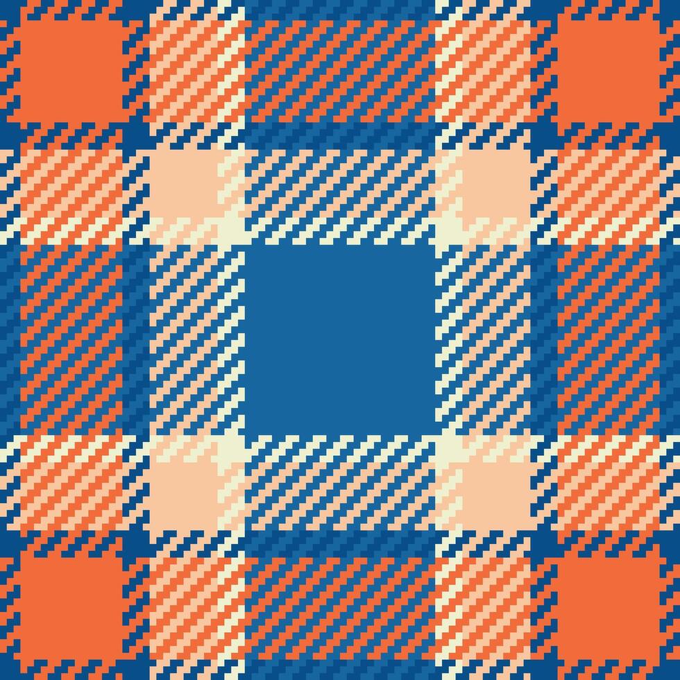 Textile design of textured plaid. Checkered fabric pattern swatch for shirt, dress, suit, wrapping paper print, invitation and gift card. vector