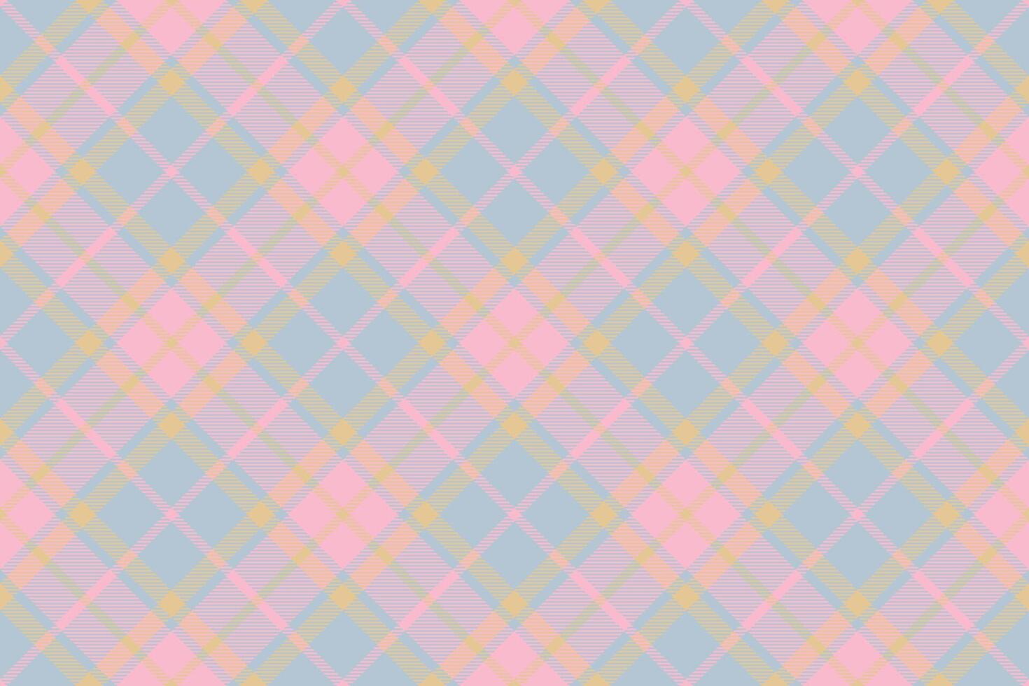 Tartan plaid background, diagonal check seamless pattern. fabric texture for textile print, wrapping paper, gift card, wallpaper. vector