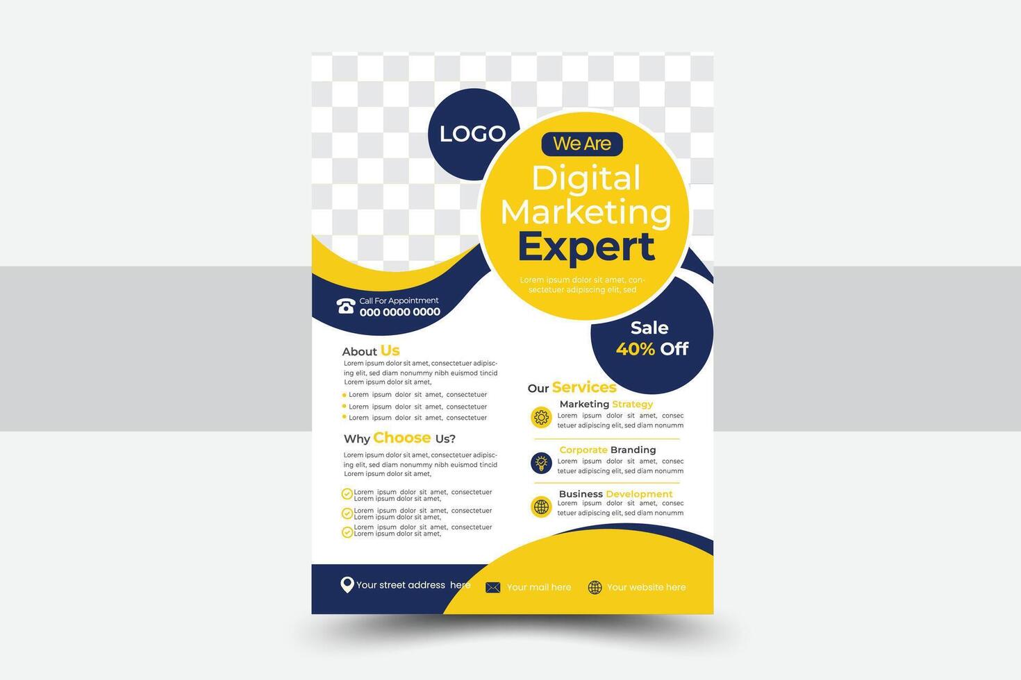 Corporate Book Cover Design Template in A4. Can be adapt to Brochure, Annual Report, Magazine,Poster, Business Presentation, Portfolio, Flyer, Banner, Website vector