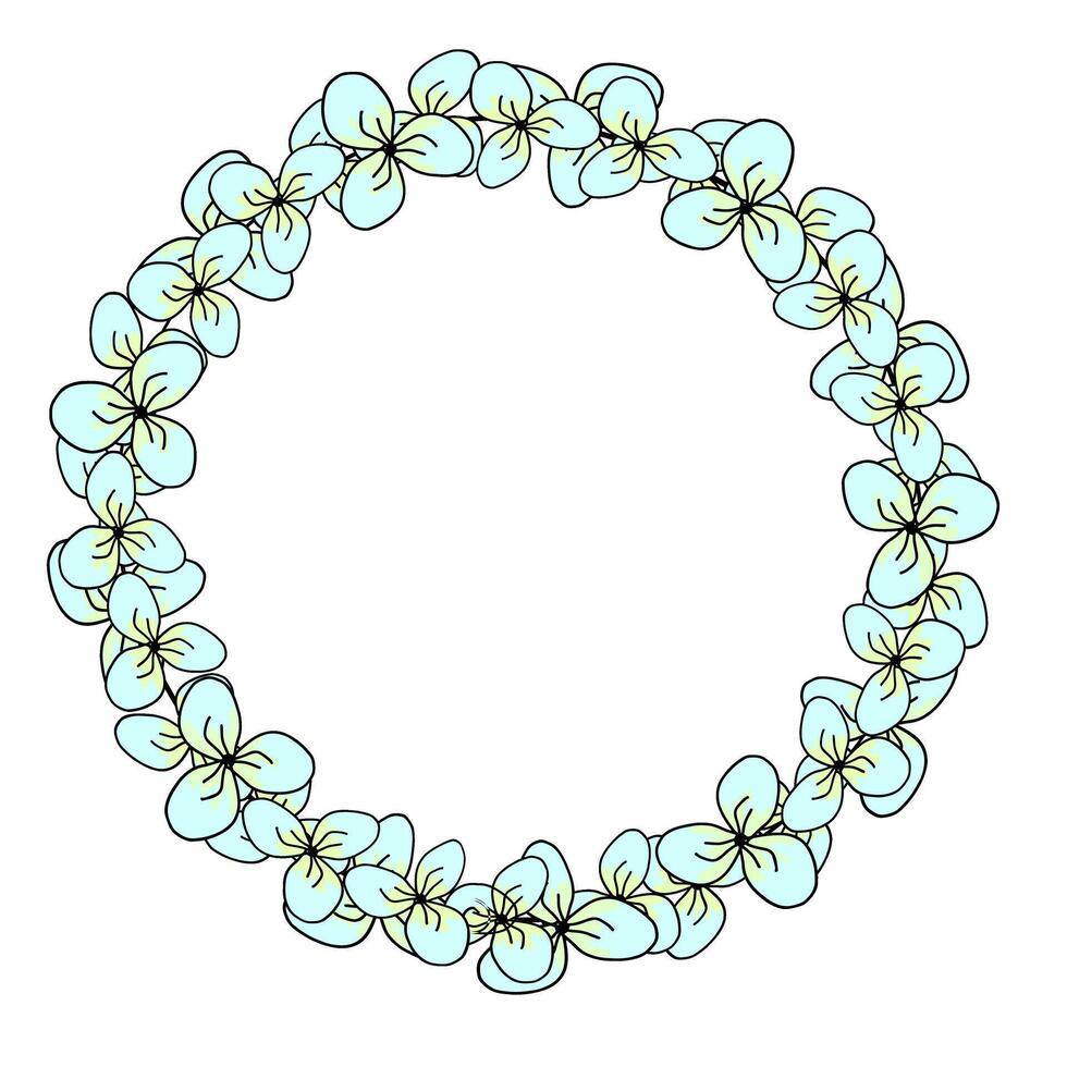 Flower spring hand drawn vector