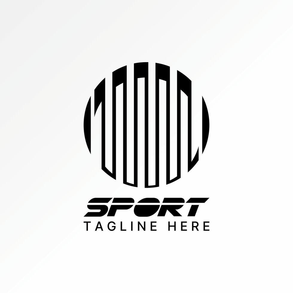 Logo design graphic concept creative premium abstrack stock initial letter O 3D line font like iron bars. Related to monogram typography brand vector