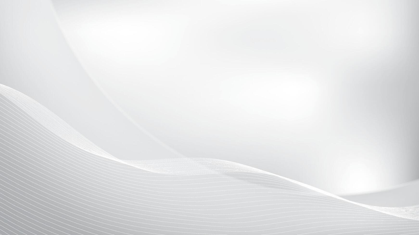 Abstract white and gray color, modern design stripes background with curve lines, wavy pattern. illustration. vector