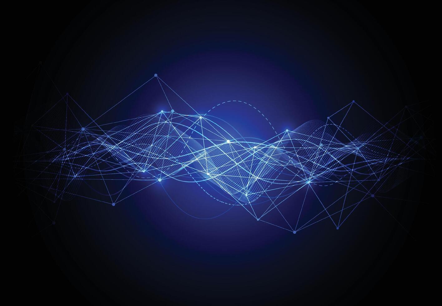 Abstract background with technology. Electronic connection design. Communication and engineering concept vector